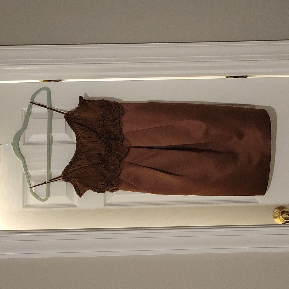 BCBG MAXAZRIA brown size 4 dress